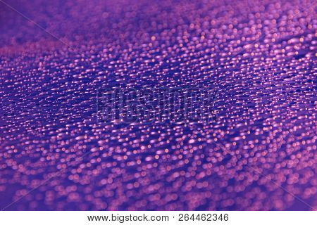 Water Drops Abstract Holiday Background Purple Ultra Violet Close Up