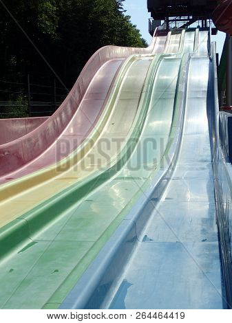 Toboggan In Water Park