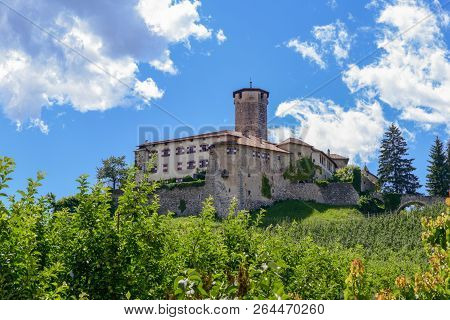 The castle of Valer on Non valley in the Dolomites, Italy