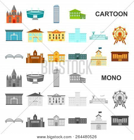 Building Repair Cartoon Icons In Set Collection For Design.building Material And Tools Vector Symbol