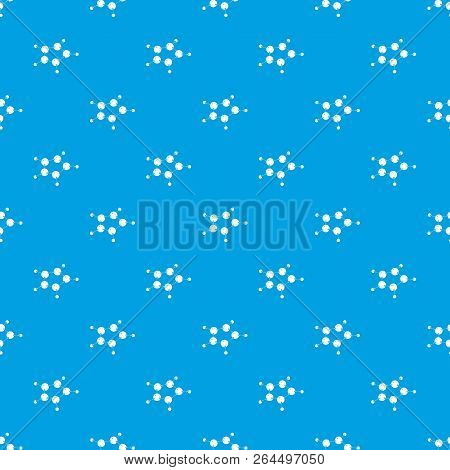 Furan Pattern Vector Seamless Blue Repeat For Any Use