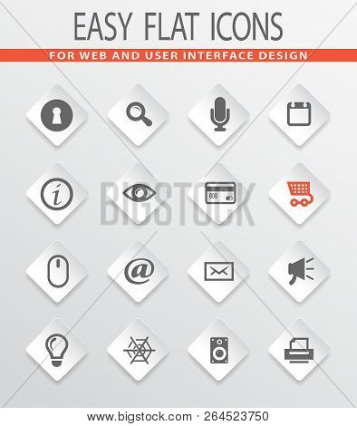 User Interface Vector Icons For User Interface Design