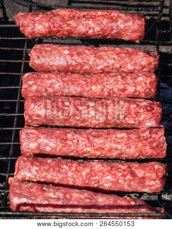 Moldovan Mititei And Cooked On The Grill