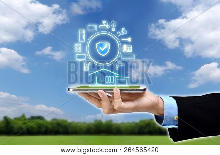 Internet Of Things And Smart Home Concept