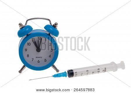 Time For Medical Procedures Close Up View