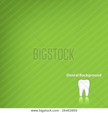 Dentystycznych zielone tło z zębów