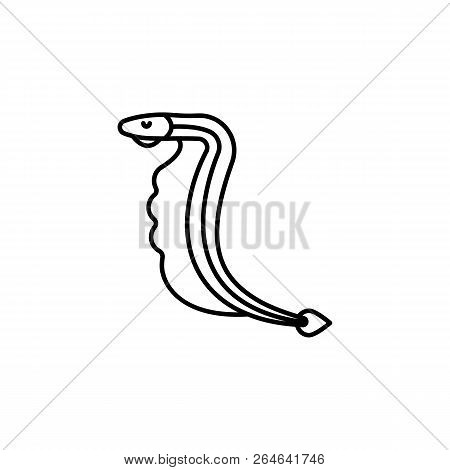 Seafood, Lamprey Icon. Detailed Set Of Sea Foods Illustrations. Element Of Asian Cuisine Illustratio