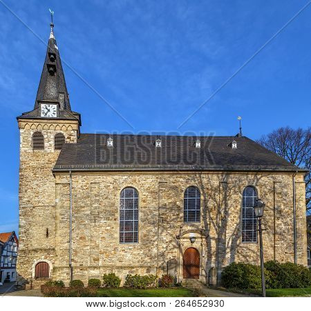 Market Church In Kettwig Old Town, Germany