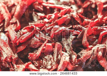Freshly Grated Beet Close Up Close One Without Products