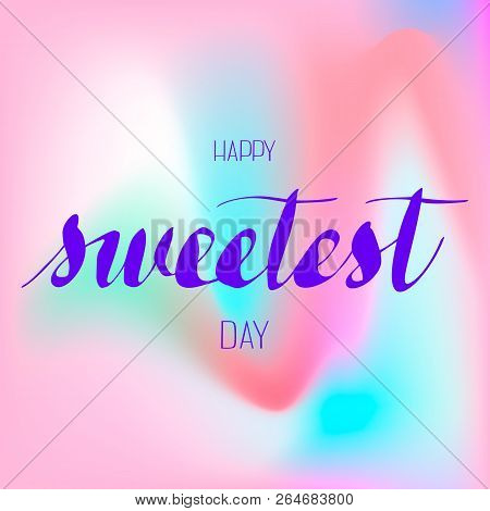 Holiday Sweetest Day Logo. Simple Illustration Of Holiday Sweetest Day Logo For Web Design