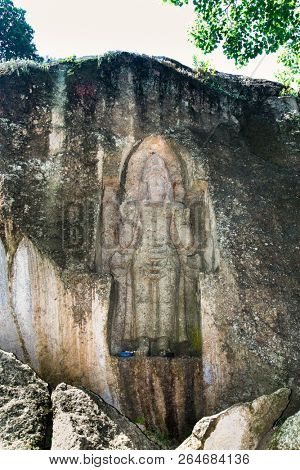 Bodhisattva Avalokiteshvara statue in  Weligama, Sri Lanka