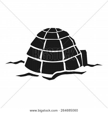 Igloo Icon. Simple Illustration Of Igloo Icon For Web Design Isolated On White Background