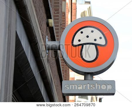 A Smartshop In A Street In Amsterdam