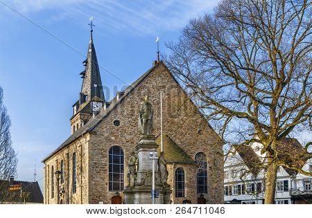 Market Church In Kettwig Old Town, Germany