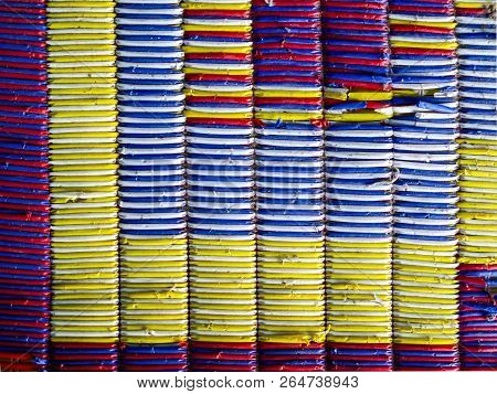 Mat Is A Piece Of Fabric Made Of Plaited Or Woven Rushes, Straw, Hemp, Or Similar Fiber, Or Of Some 
