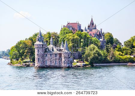 Historic Boldt Castle In The 1000 Islands Region Of New York State On Heart Island In St. Lawrence R
