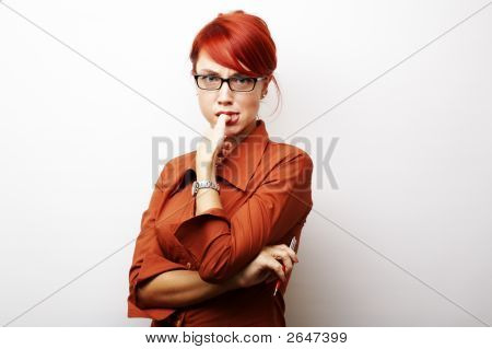 Biznes kobieta portret