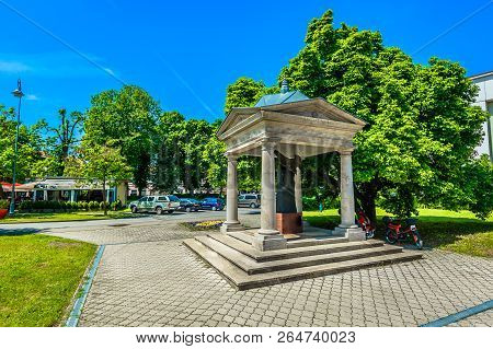 Scenic View At Colorful Park At Karlovac (banija) Town In Central Croatia, Europe.