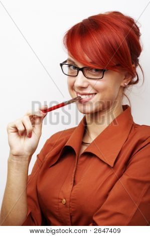 Biznes kobieta portret