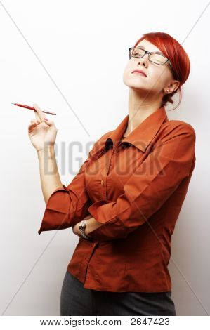 Biznes kobieta portret