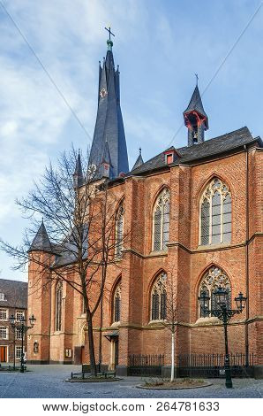 St Lambertus Church Is Roman Catholic Church In Dusseldorf Historic Center, Germany