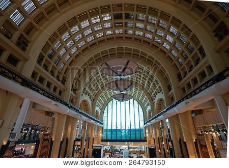 Buenos Aires, Argentina - 06 Octubre, 2018: commercial shopping complex ABASTO in Buenos Aires