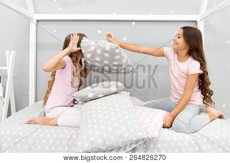 Pillow Fight Pajama Party. Sleepover Time For Fun. Best Girls Sleepover Party Ideas. Soulmates Girls