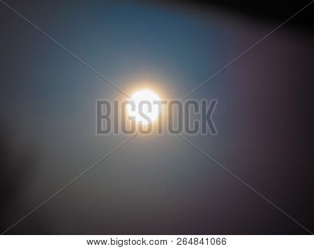 Romantic View Of The Sun Seen With Pinhole Camera, Soft Focus