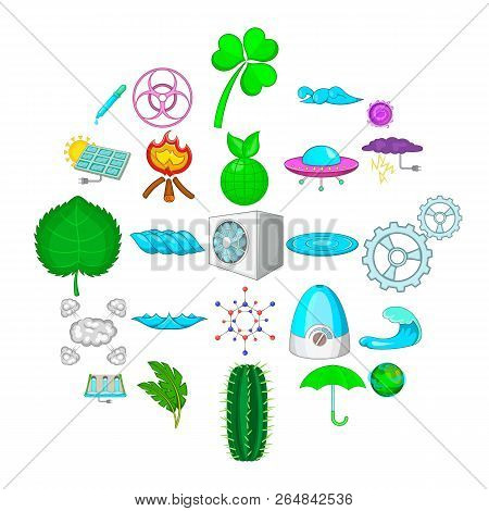 Might Icons Set. Cartoon Set Of 25 Might Vector Icons For Web Isolated On White Background