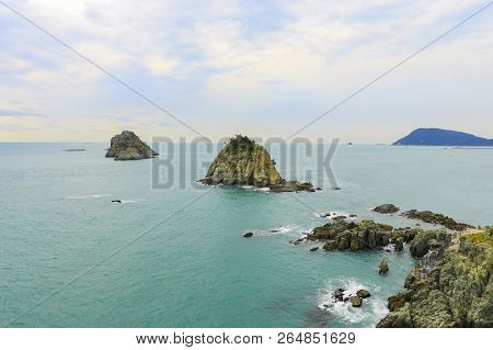 Oryukdo Islands In Busan, South Korea.