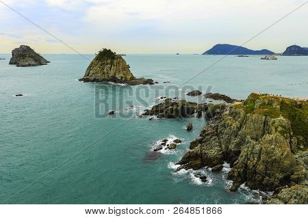 Oryukdo Islands In Busan, South Korea.