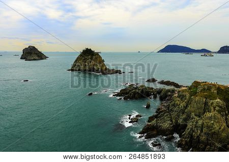 Oryukdo Islands In Busan, South Korea.