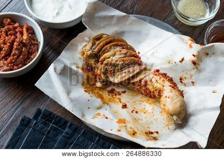 Turkish Food Rice Stuffed Tripe Sirdan Dolma / Shirdan From Adana Offal Food.