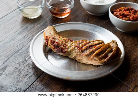 Turkish Food Rice Stuffed Tripe Sirdan Dolma / Shirdan From Adana Offal Food.