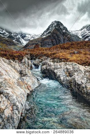 Fairy Pools, Black Cuillin, Isle Of Skye, Inner Hebrides, Scotland