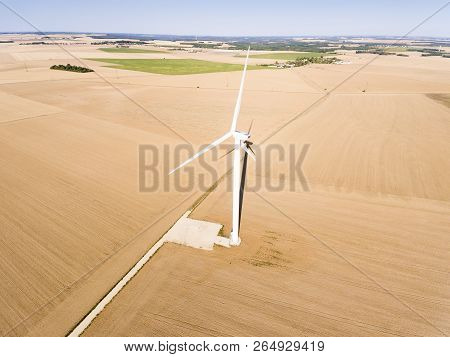 Wind Generators In Boissy-la-rivière, Essonne, Ile-de-france, France