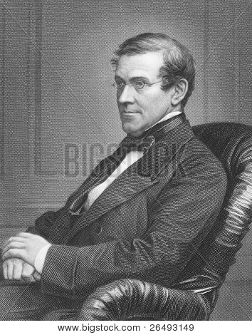 Charles Wheatstone (1802-1875). Gravado por C.Cook e publicado no dicionário Imperial da Universal