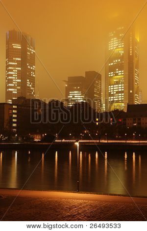 Skyline van Frankfurt Main