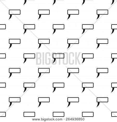Speech Bubble Pattern Seamless Vector Repeat Geometric For Any Web Design