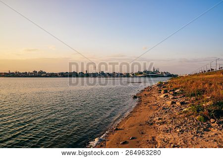 Sunrise At The Kazan Kremlin And Kazanka River