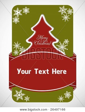 modello di carta di Natale