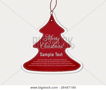 etichetta di Natale