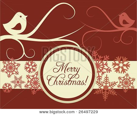 modello di carta di Natale
