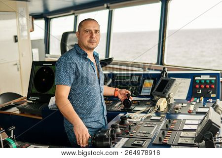 Marine Navigational Officer Or Chief Mate On Navigation Watch