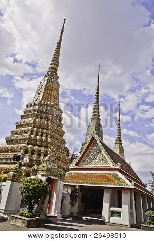 Pra-chetupon chrám Bangkok Thajsko