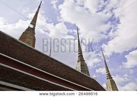 Pra-chetupon chrám Bangkok Thajsko