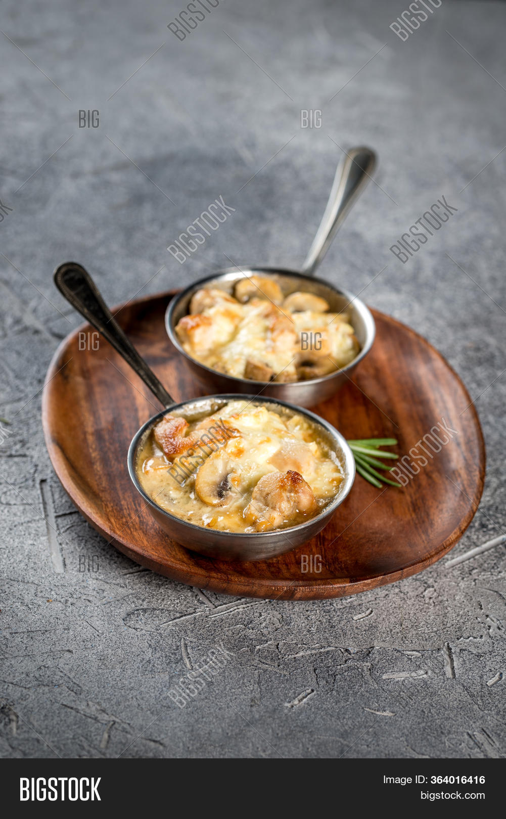 Mushroom Julienne, Two Image & Photo (Free Trial) Bigstock