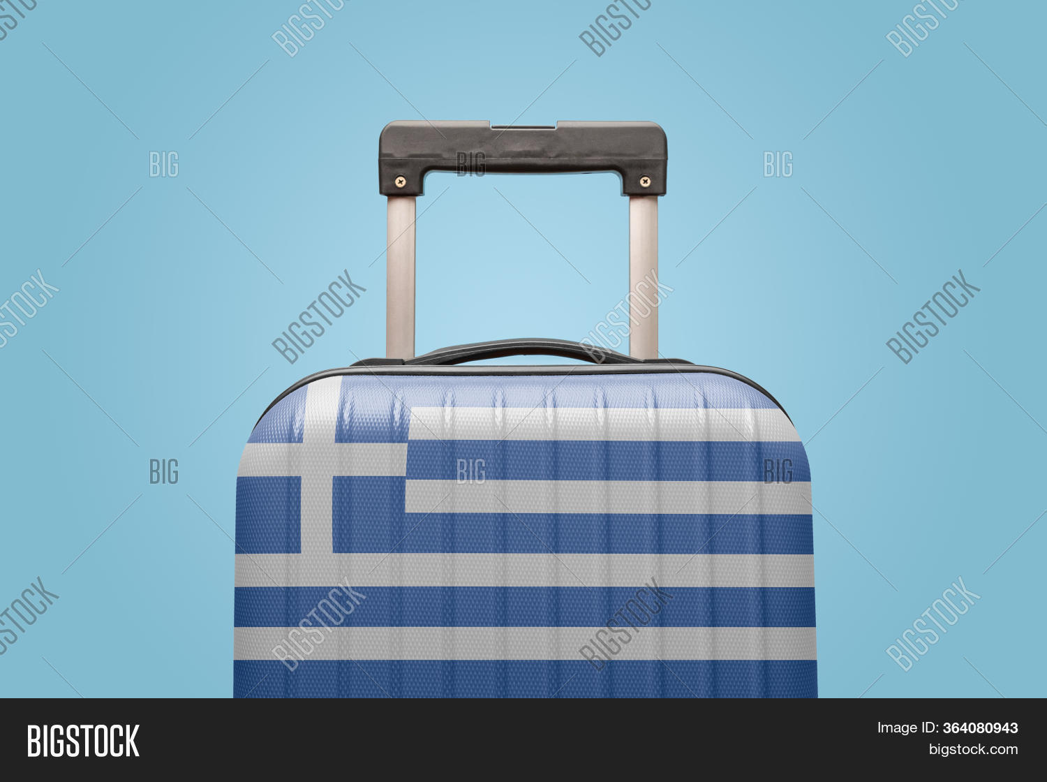 Suitcase Greek Flag Image & Photo (Free Trial) Bigstock
