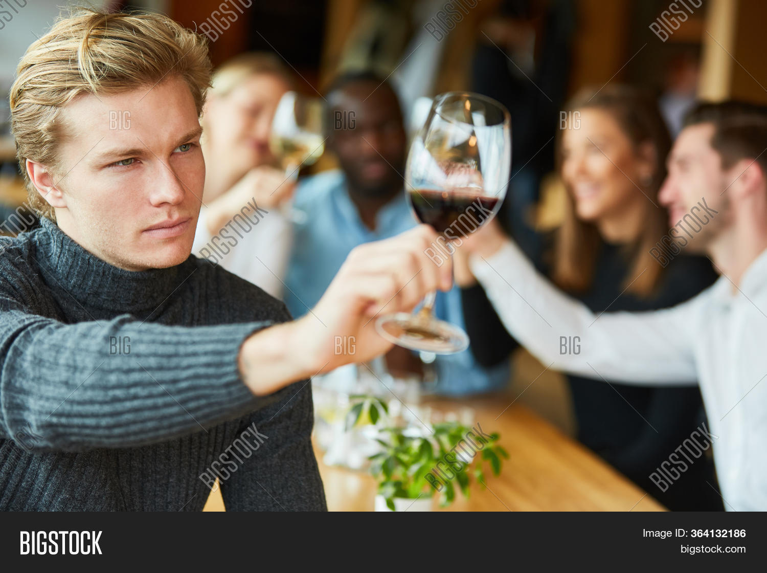 Young Man Wine Tasting Image & Photo (Free Trial) Bigstock
