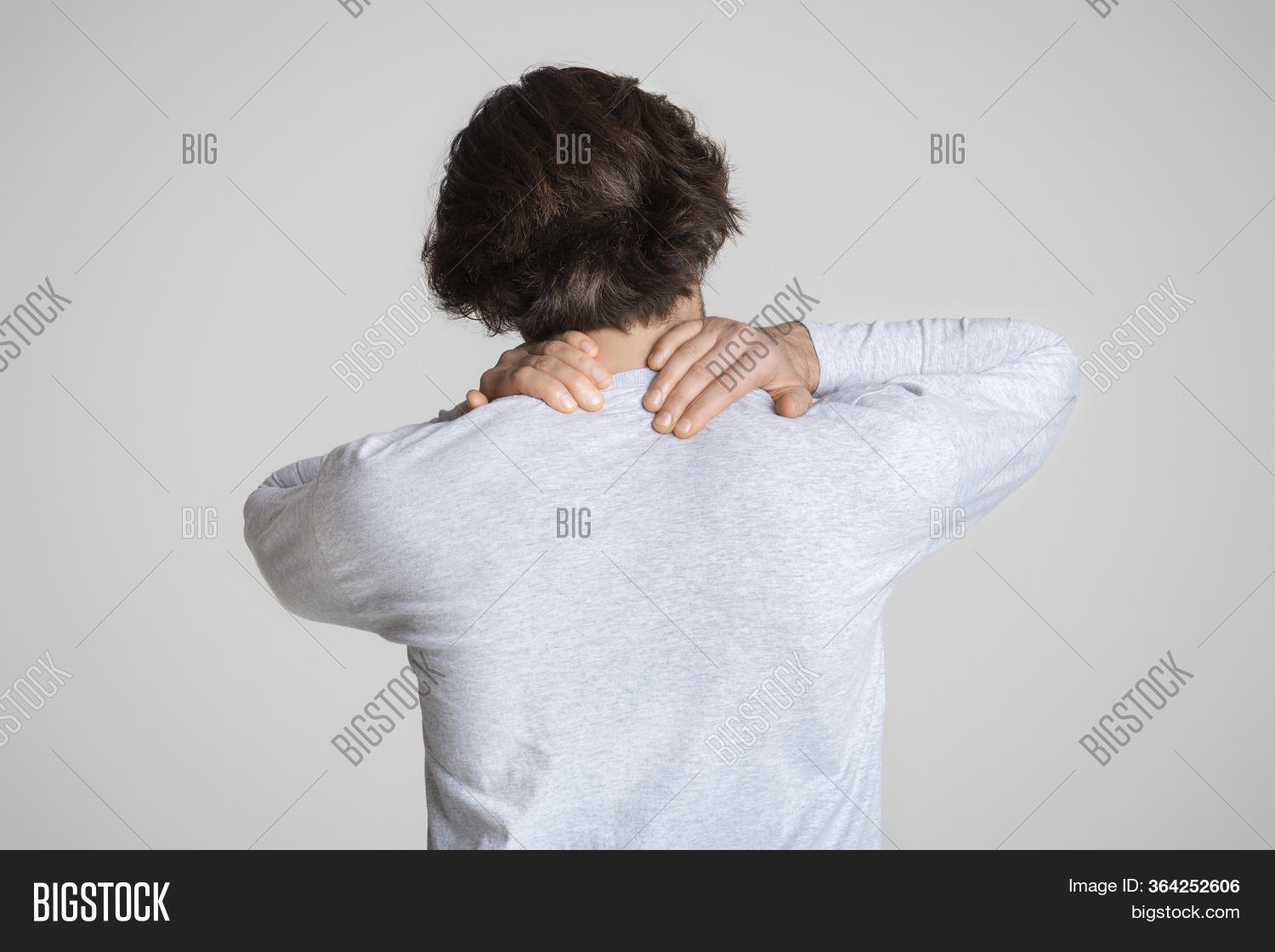Man Holding Hand Neck Image & Photo (Free Trial) Bigstock